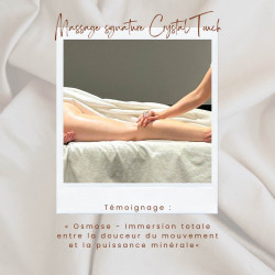 Massage Crystal Touch solo-  1H- Nice ou Beausoleil