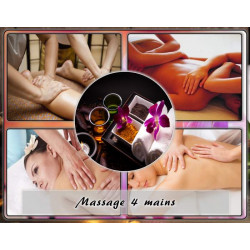 Massage Crystal Touch 4 Mains -  1H- Nice ou Beausoleil